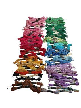 Vintage Embroidery Floss Lot of 90 J&P Coats Cynthia Mills Boil Fast Assorted